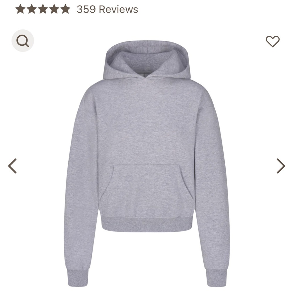 Skims Cotton Fleece Classic Hoodie